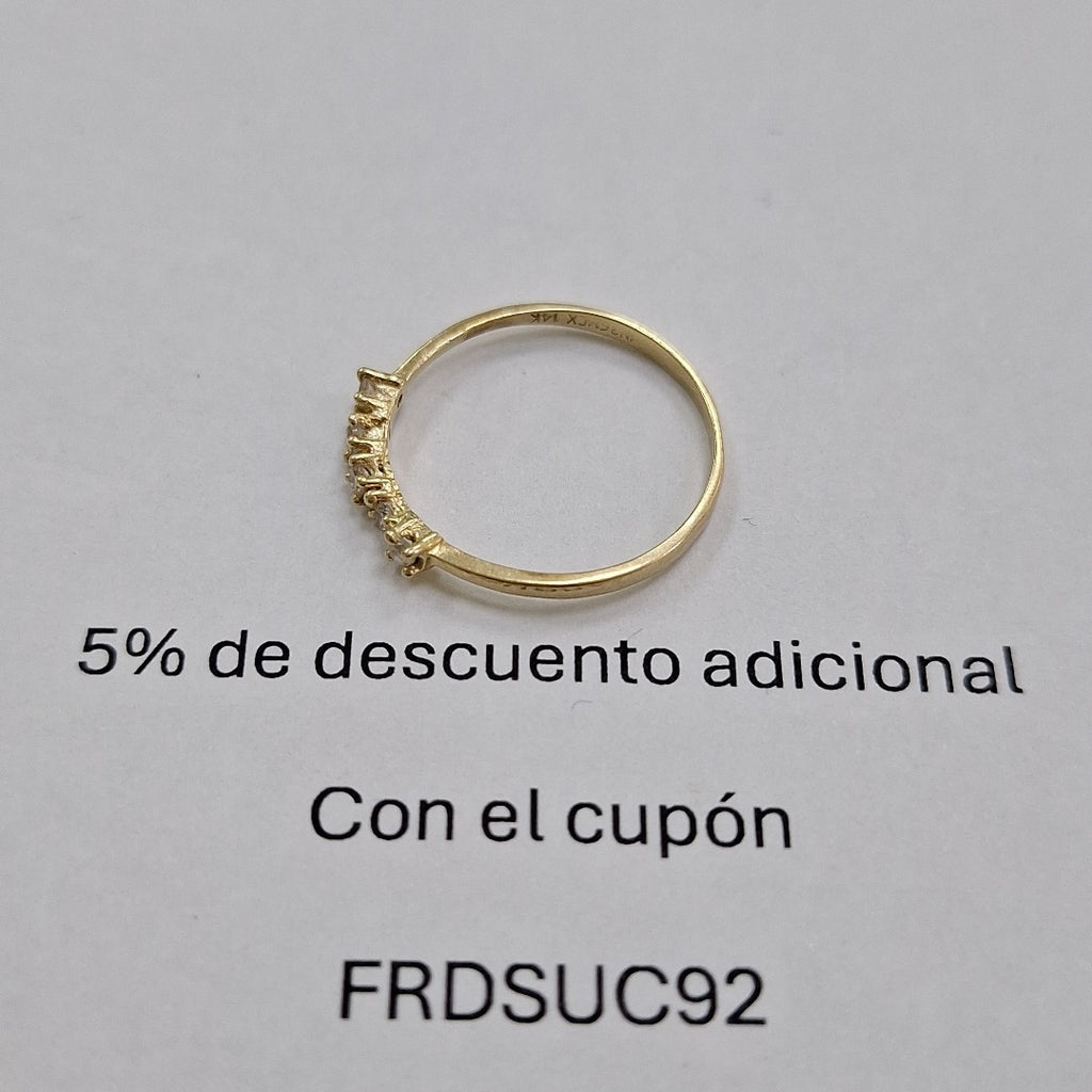 ANILLITO ORO 14 K 1.1 GRMS (SEMINUEVO)