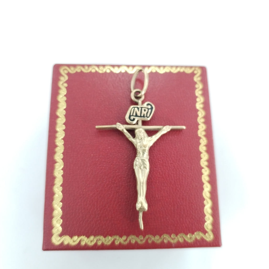 CRUCIFIJO ORO 10 K 1,70 GRMS (SEMINUEVO)
