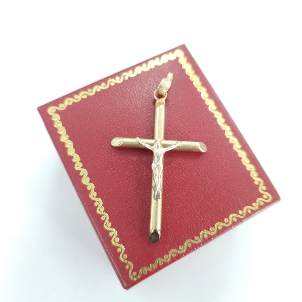 CRUCIFIJO ORO 10 K 1,50 GRMS (SEMINUEVO)