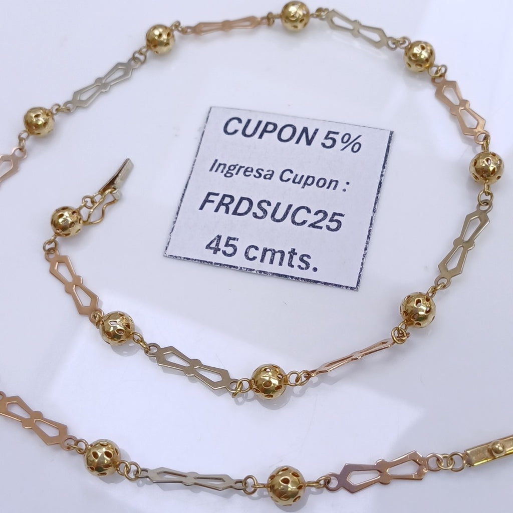 COLLAR ORO 14 K 11.5 GRMS (SEMINUEVO)