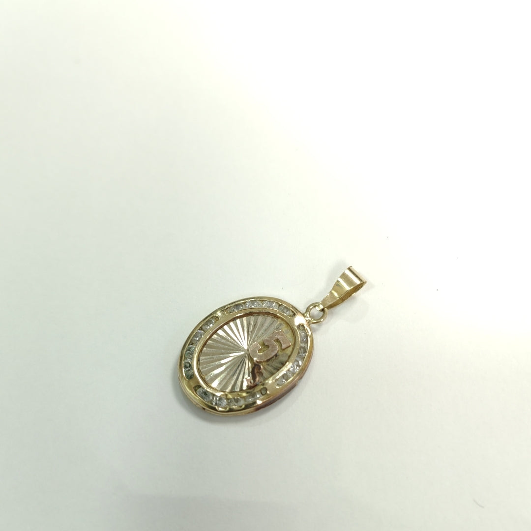 DIJE ORO COMBINADO 10 K 0,90 GRMS (SEMINUEVO)