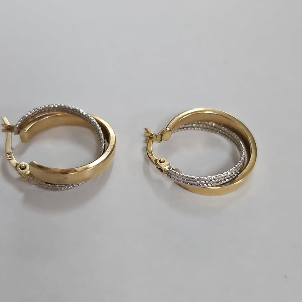ARRACADAS PAR ORO 14 K 2,80 GRMS (SEMINUEVO)