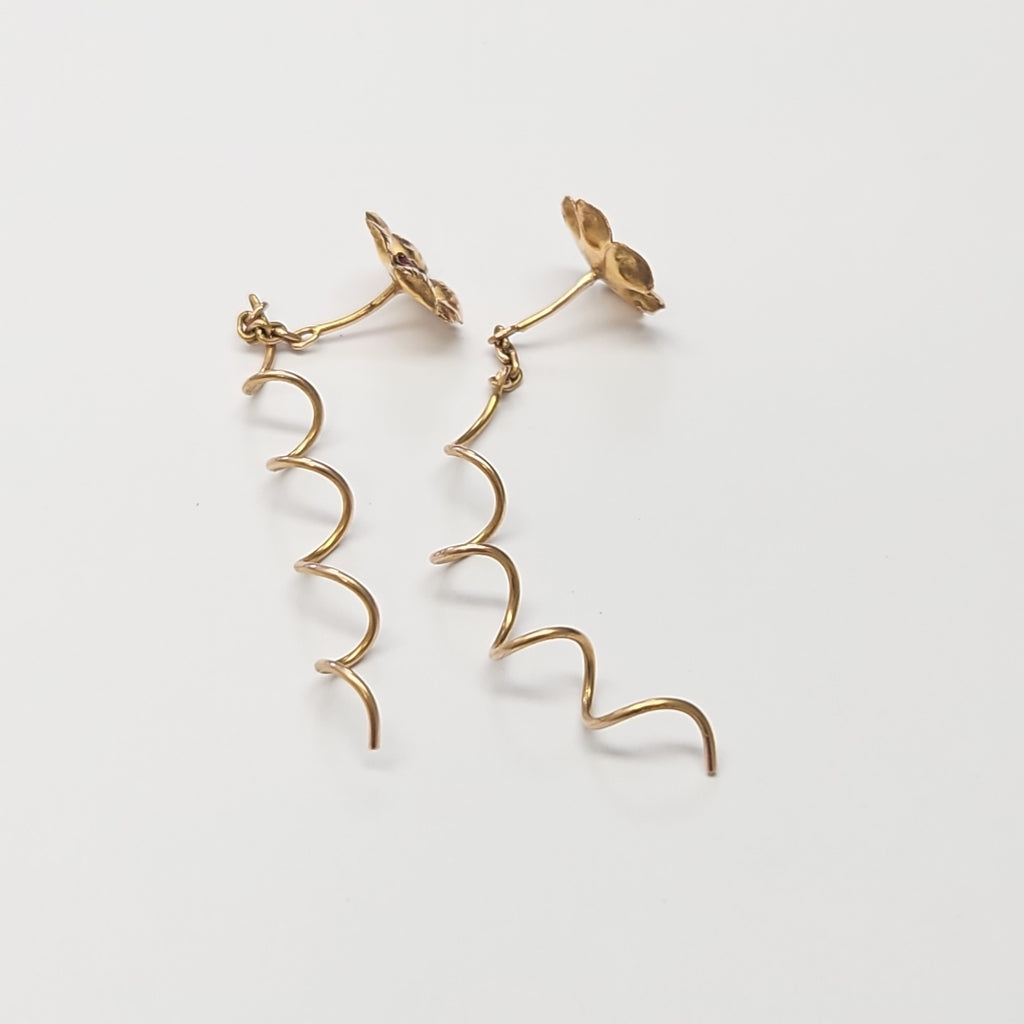ARETES PAR ORO 8 K 2,60 GRMS (SEMINUEVO)
