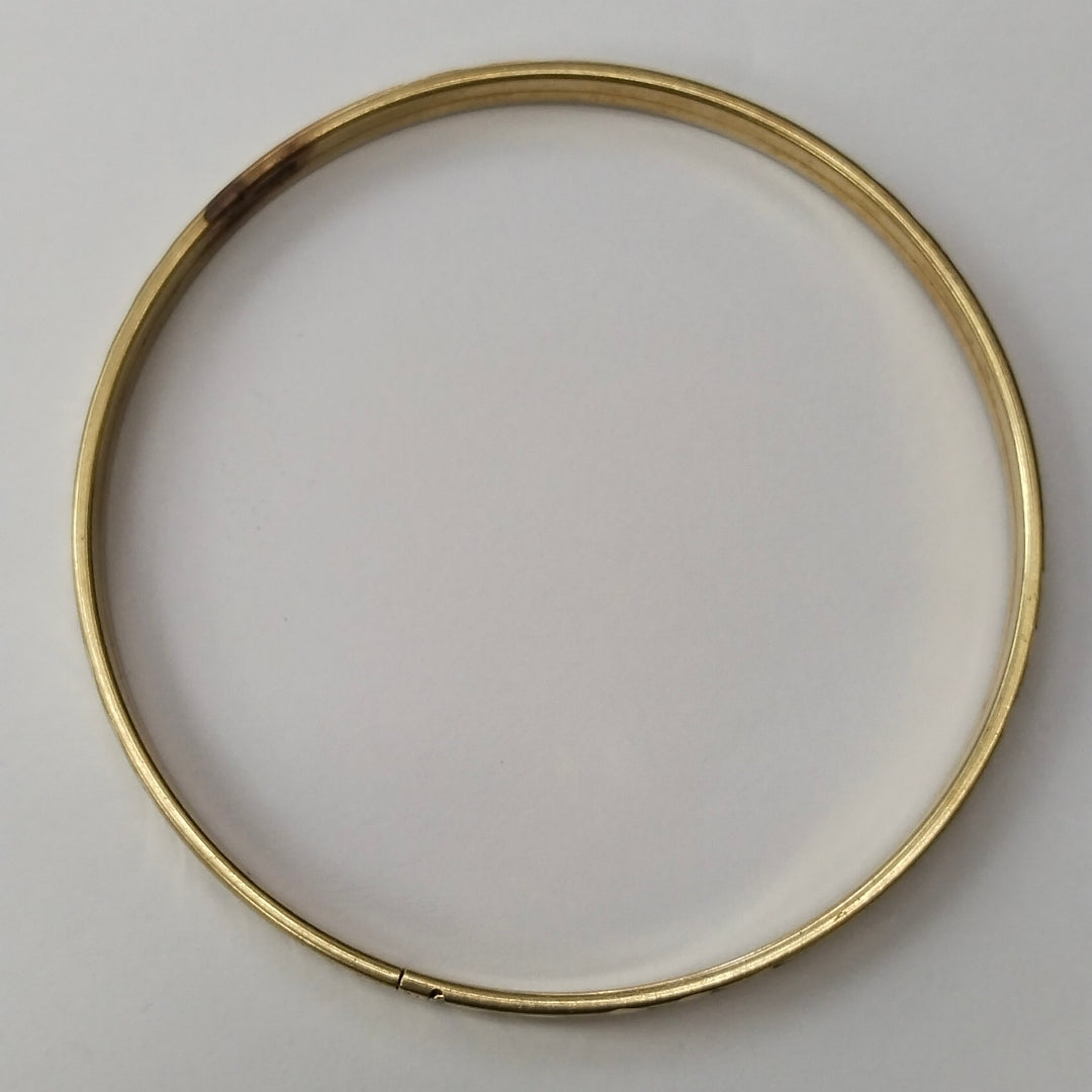 PULSERA RIGIDA ORO 10 K 5,30 GRMS (SEMINUEVO)