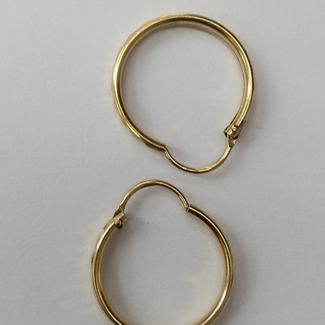 ARRACADAS PAR ORO 10 K 1.4 GRMS (SEMINUEVO)