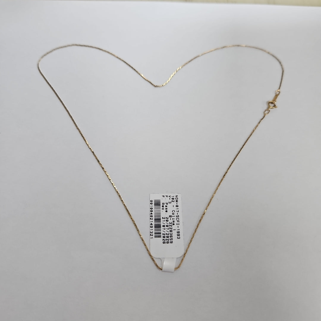 GARGANTILLA ORO 14 K 1,50 GRMS (SEMINUEVO)