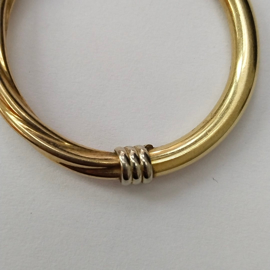 ARRACADAS PAR ORO 14 K 3,30 GRMS (SEMINUEVO)