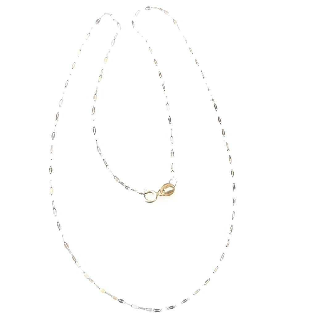 CADENA ORO COMBINADO 14 K 0,70 GRMS (SEMINUEVO)