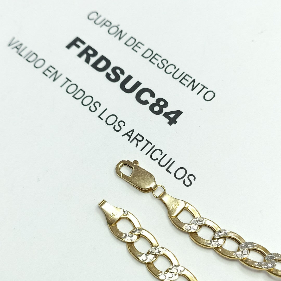 ESCLAVA ORO,RODIADO 14 K 13,00 GRMS (SEMINUEVO)