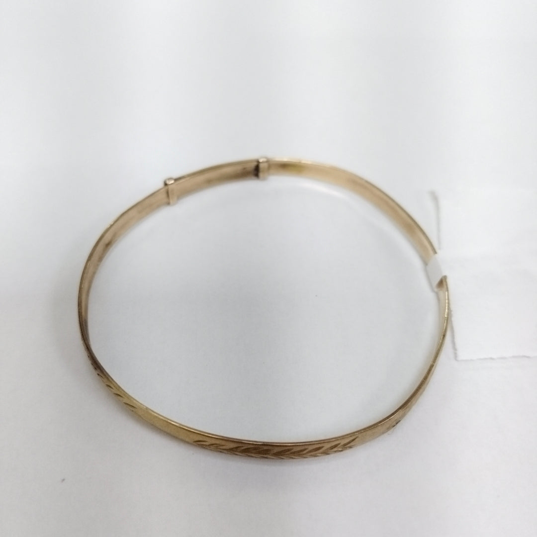 PULSERA RIGIDA ORO 10 K 7.1 GRMS (SEMINUEVO)