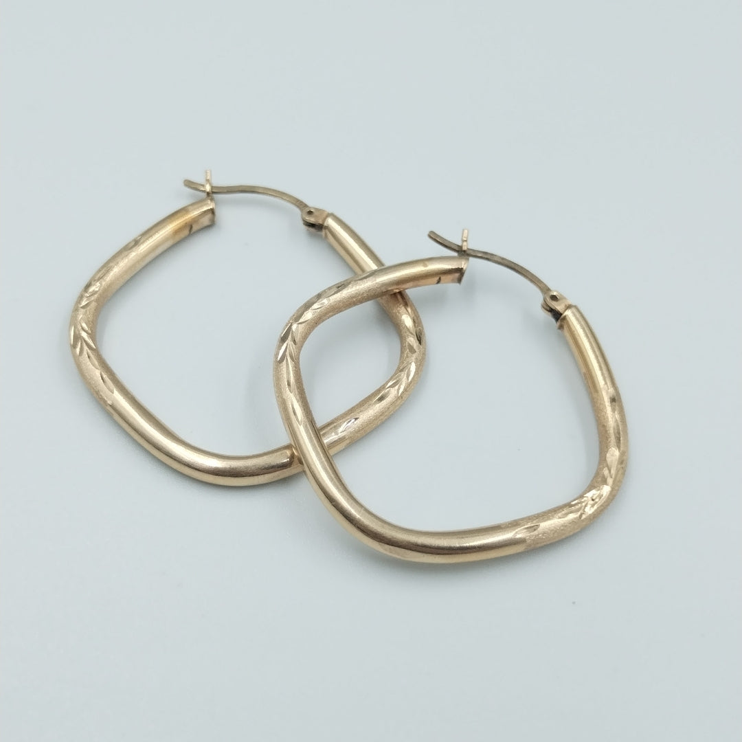 ARRACADAS PAR ORO 14 K 3 GRMS (SEMINUEVO)