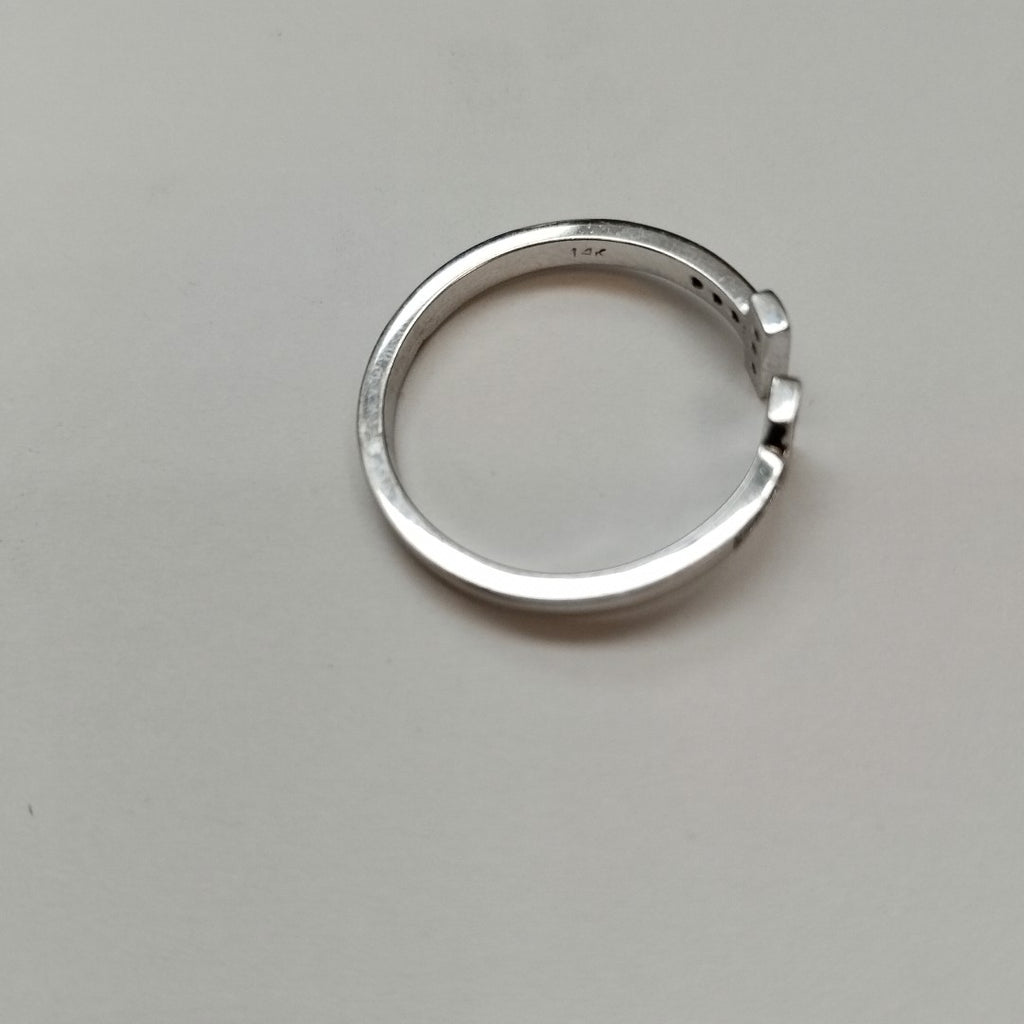 ANILLITO ORO, ORO BLANCO 14 K 3 GRMS (SEMINUEVO)