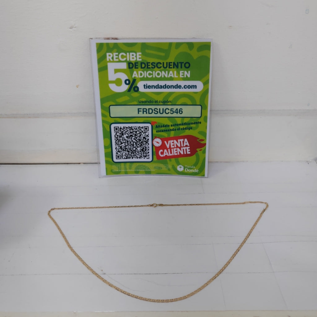 CADENA ORO 14 K 5 GRMS (SEMINUEVO)
