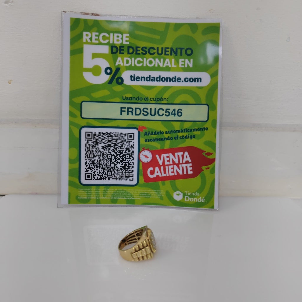 ANILLO ORO 14 K 13.3 GRMS (SEMINUEVO)