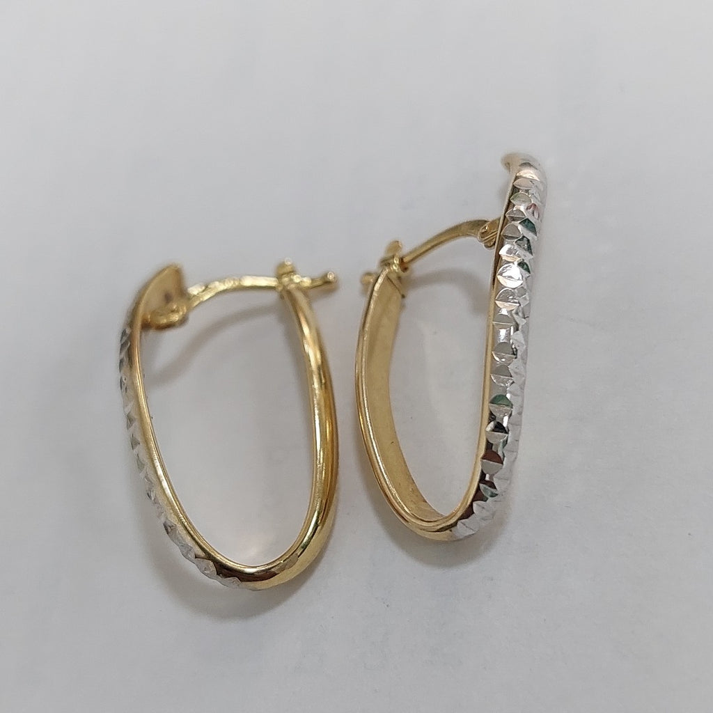 ARRACADAS PAR ORO 14 K 1.8 GRMS (SEMINUEVO)