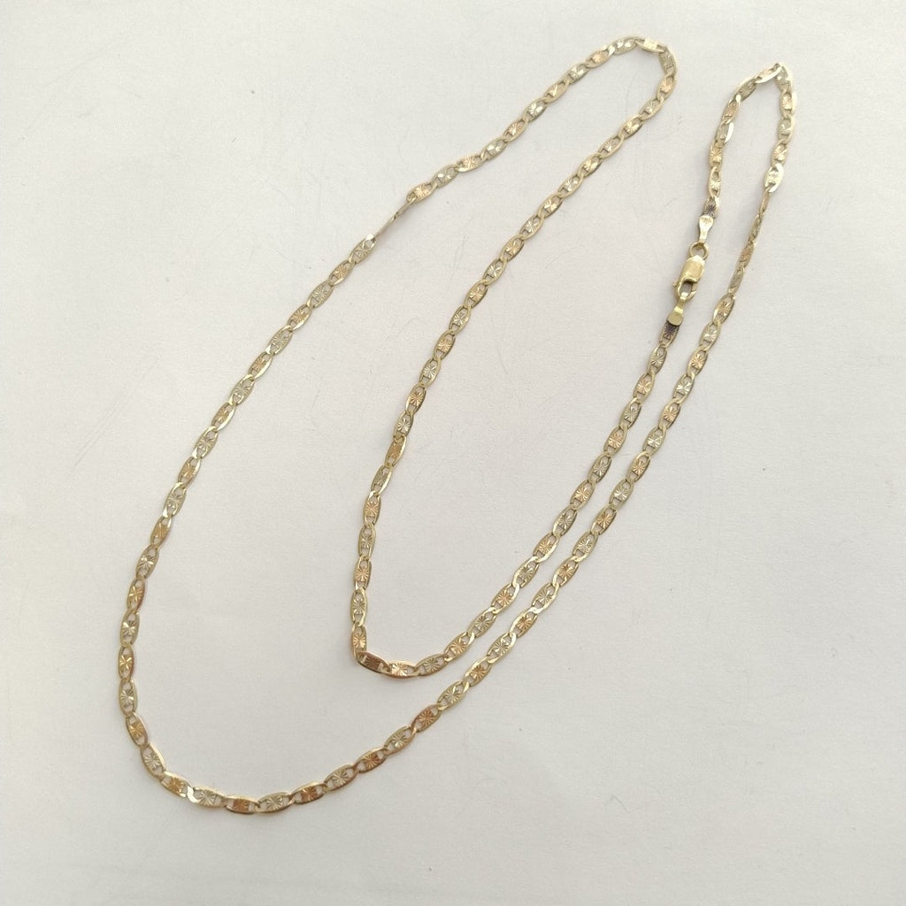 CADENA ORO COMBINADO 14 K 4.7 GRMS (SEMINUEVO)