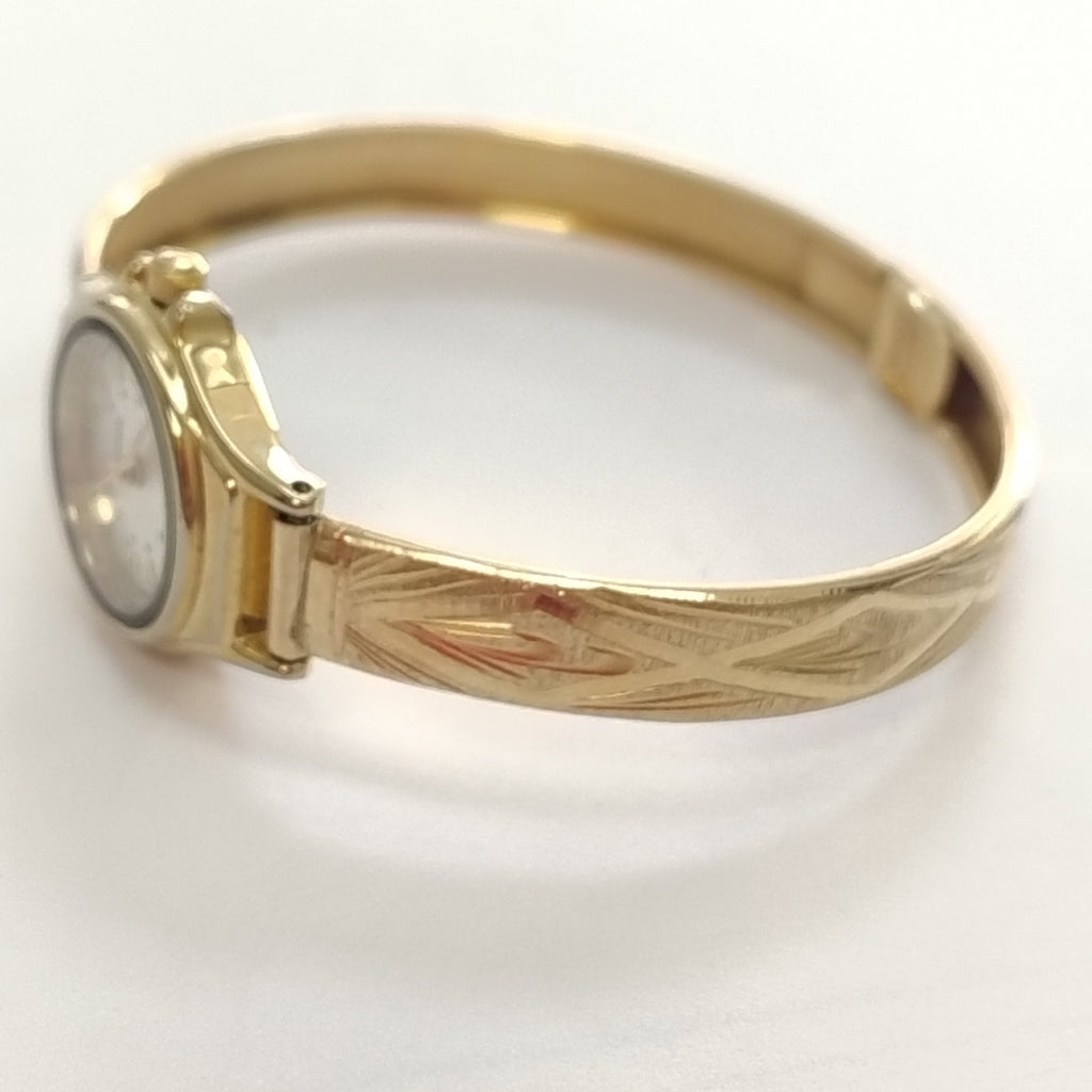 RELOJ CAJA ACERO PULSO ORO ORO 14 K 17.9 GRMS (SEMINUEVO)