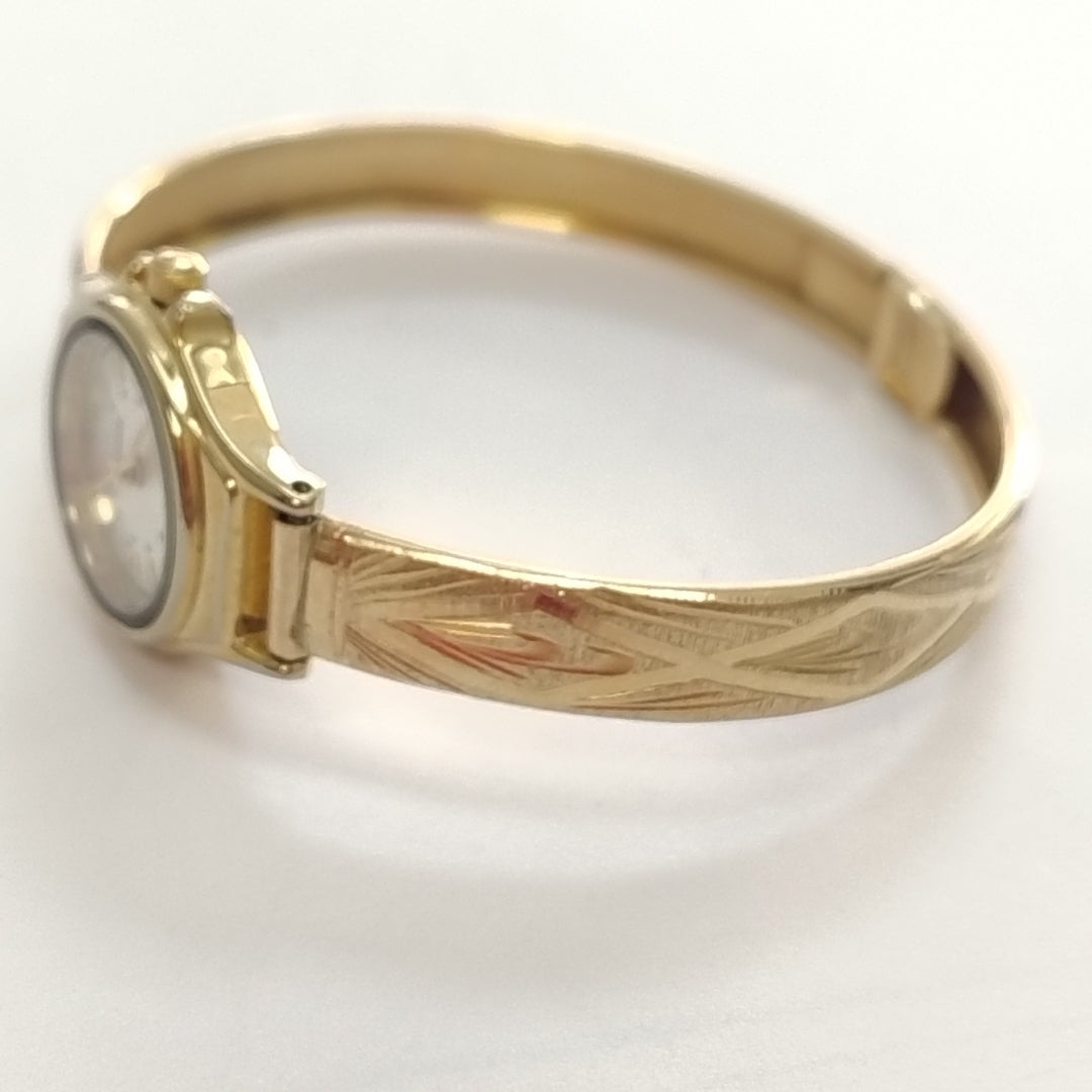 RELOJ CAJA ACERO PULSO ORO ORO 14 K 17.9 GRMS (SEMINUEVO)