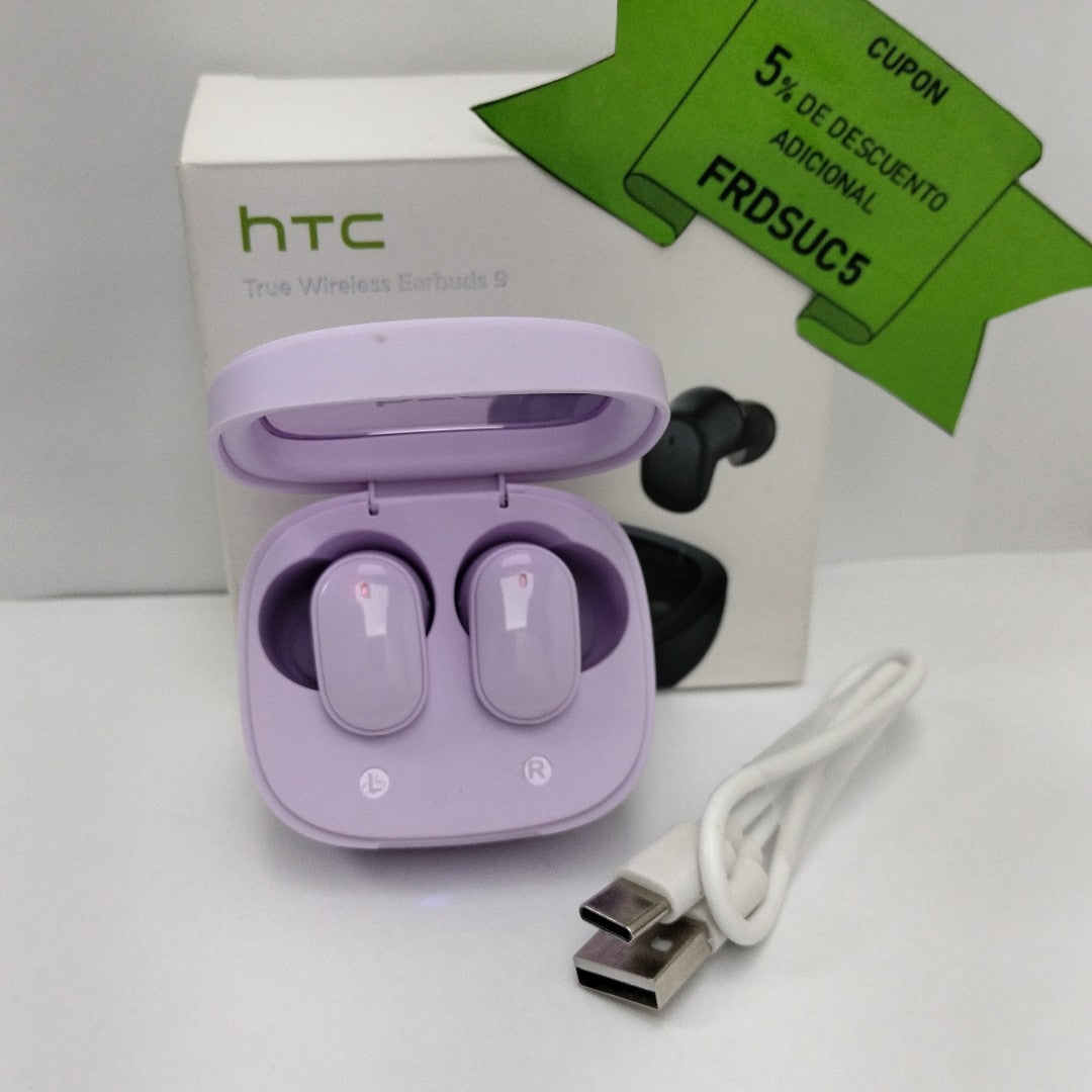 AUDIFONOS HTC EARBUDS 9 INALAMBRICO IN EAR (SEMINUEVO)
