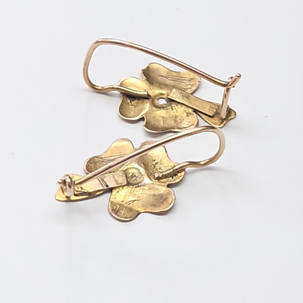 ARETES PAR ORO 8 K 1,10 GRMS (SEMINUEVO)