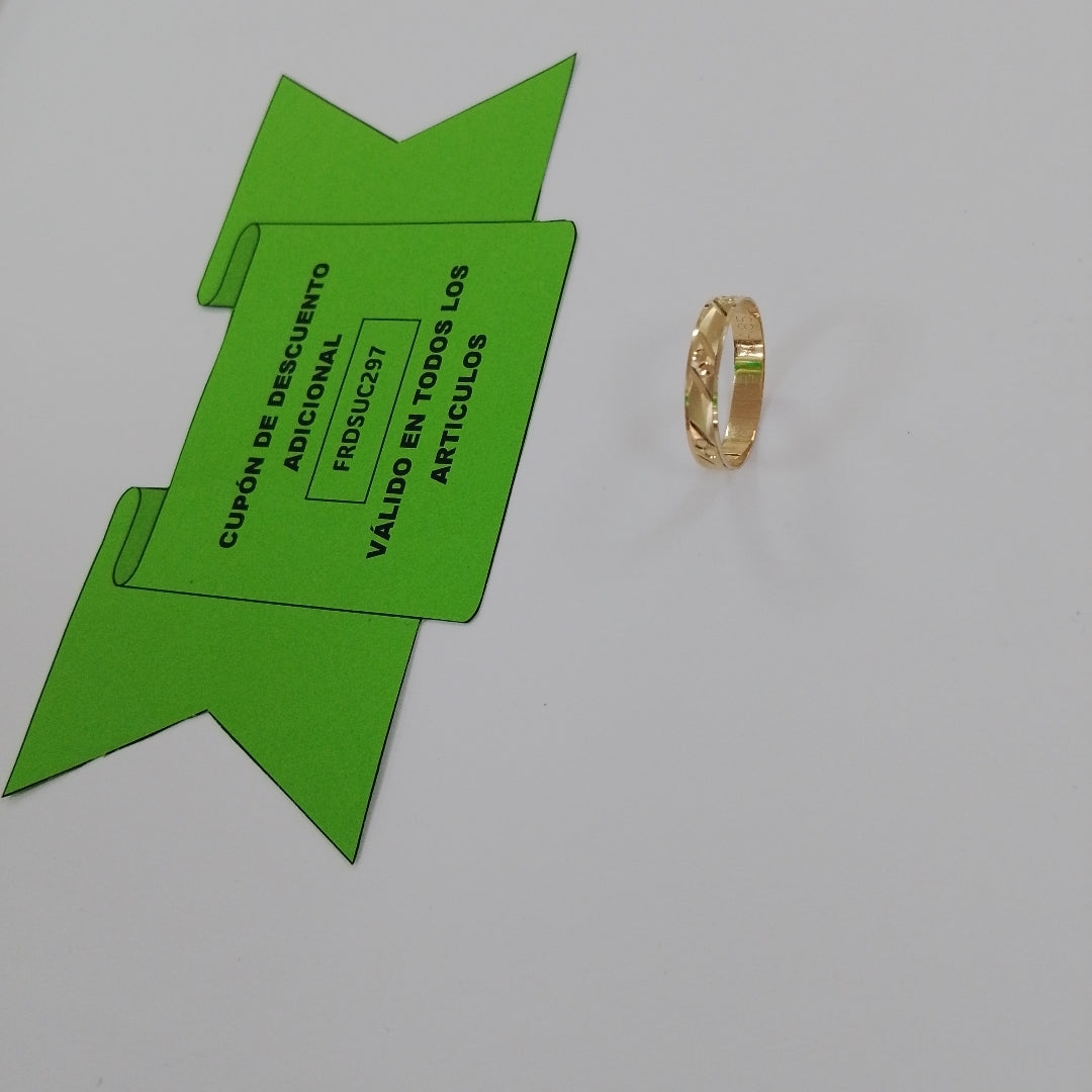 ARGOLLA ORO 10 K 1 GRMS (SEMINUEVO)
