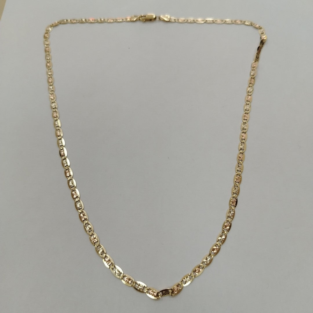 CADENA ORO, ORO COMBINADO 14 K 9 GRMS (SEMINUEVO)