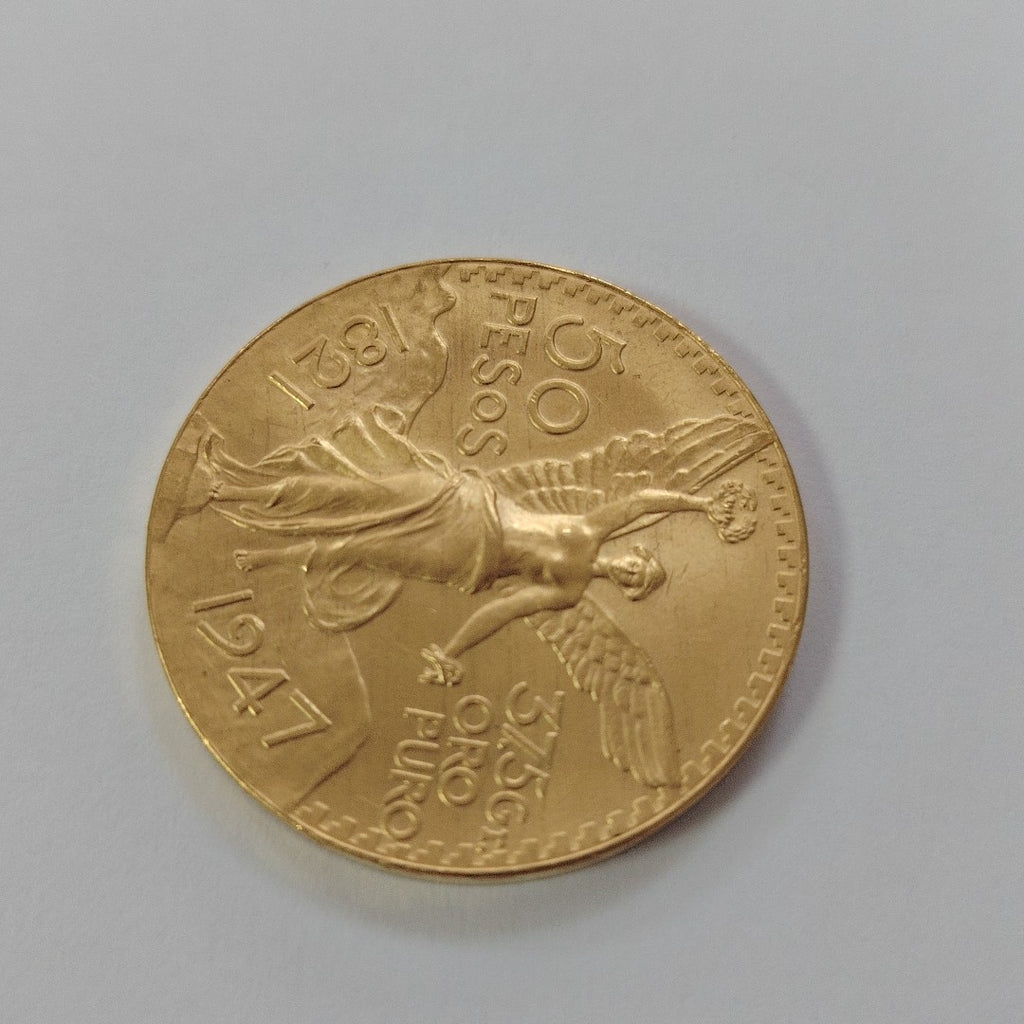 K1 41.6 GRMS 21 K IDENTIFICACIÓN MONEDA NOMINATIVA MONEDAS PESOS 50 PESO (SEMINUEVO)