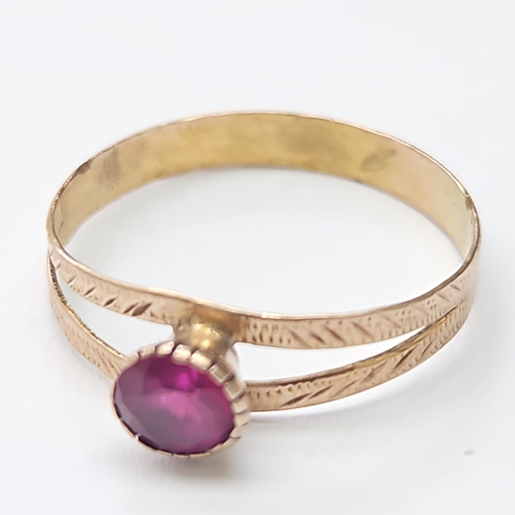 ANILLO ORO 8 K 1,20 GRMS (SEMINUEVO)