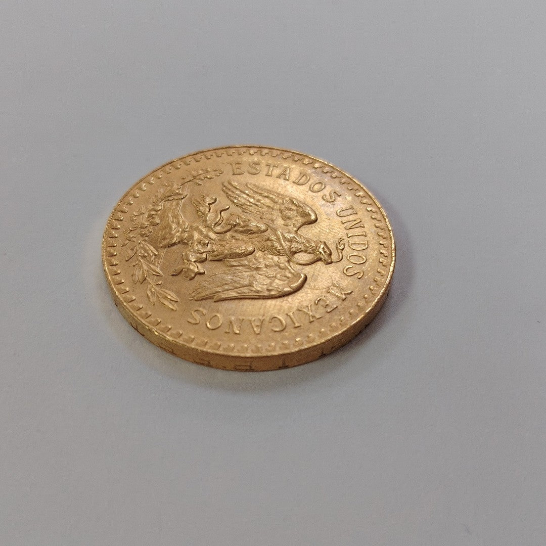 K1 41.6 GRMS 21 K IDENTIFICACIÓN MONEDA NOMINATIVA MONEDAS PESOS 50 PESO (SEMINUEVO)
