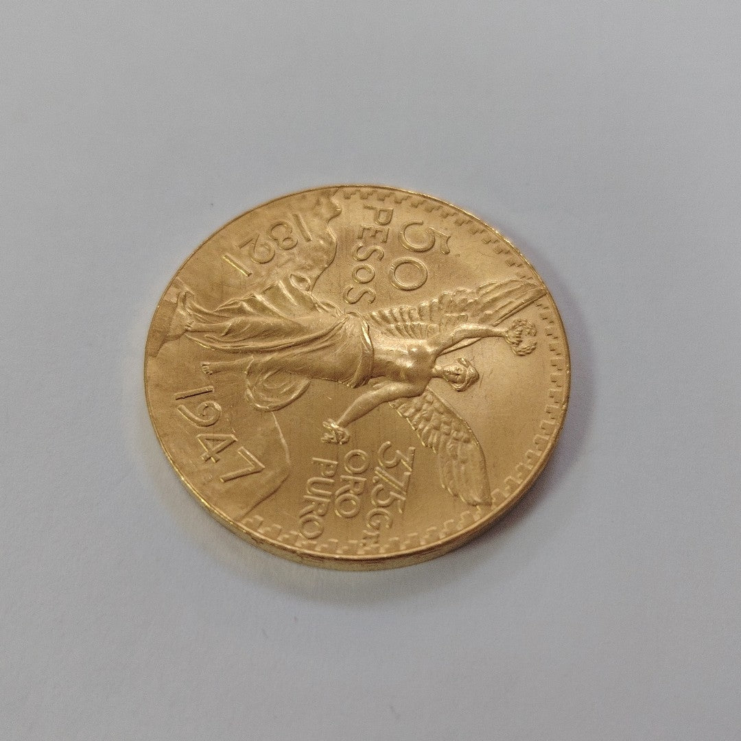 K1 41.6 GRMS 21 K IDENTIFICACIÓN MONEDA NOMINATIVA MONEDAS PESOS 50 PESO (SEMINUEVO)