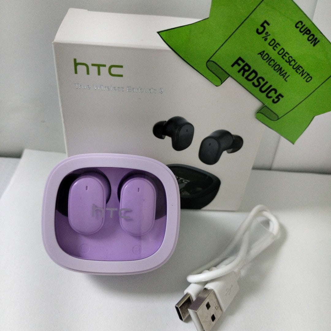 AUDIFONOS HTC EARBUDS 9 INALAMBRICO IN EAR (SEMINUEVO)