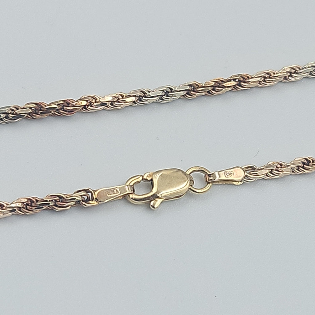 CADENA ORO COMBINADO 14 K 11,30 GRMS (SEMINUEVO)