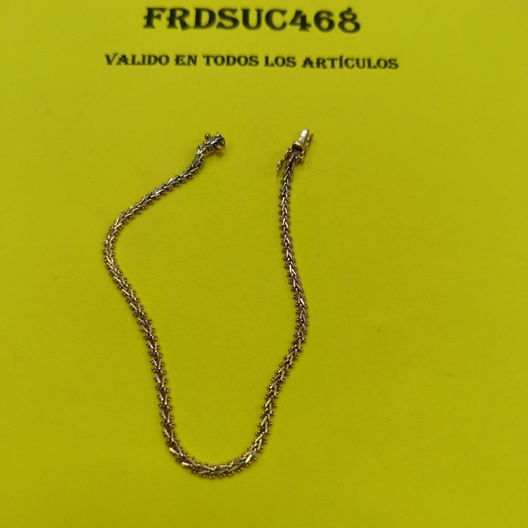 PULSERA ORO 18 K 6.4 GRMS (SEMINUEVO)