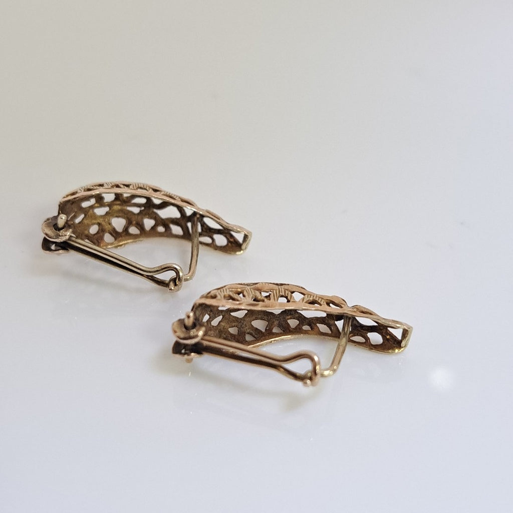 ARETES PAR ORO 8 K 2.6 GRMS (SEMINUEVO)