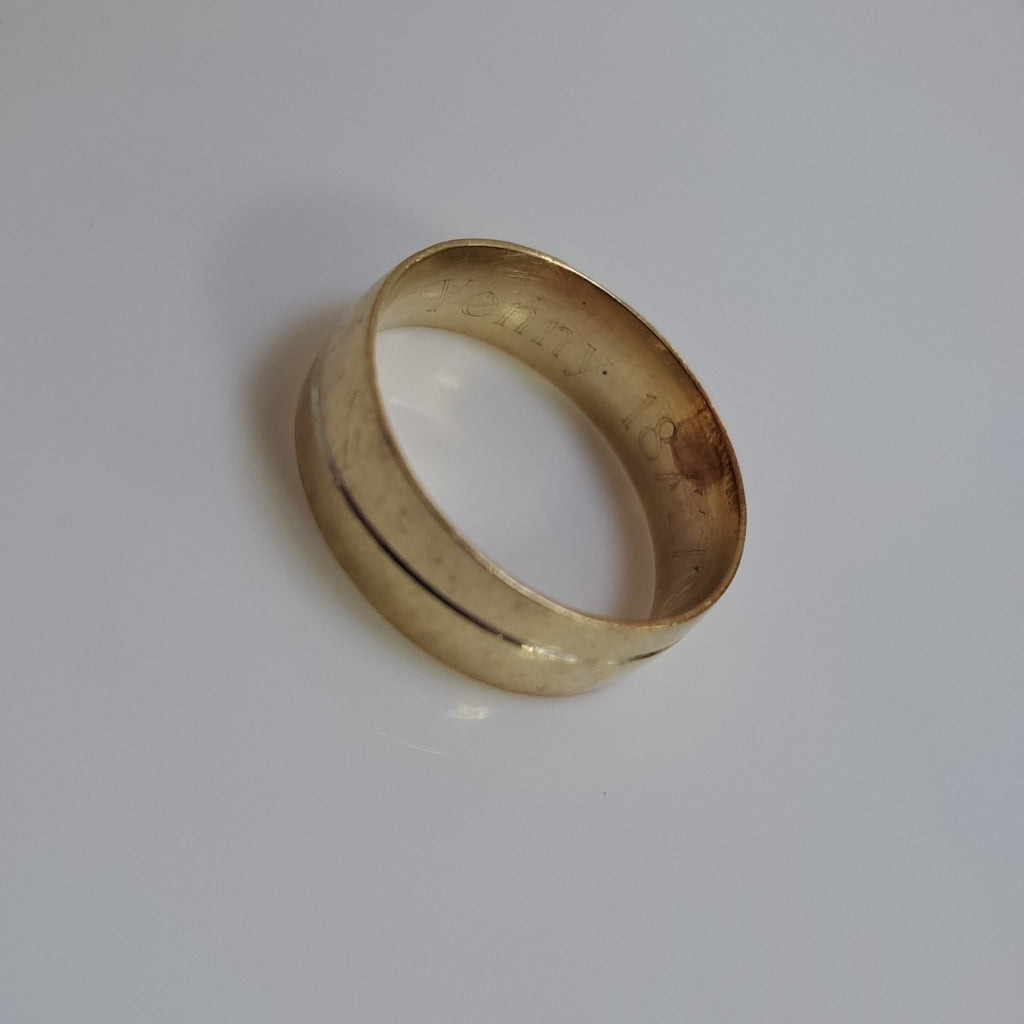 ARGOLLA ORO 14 K 4.3 GRMS (SEMINUEVO)