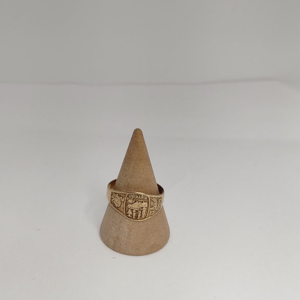 ANILLO DE GRADUACIÓN ORO 8 K 1.6 GRMS (SEMINUEVO)