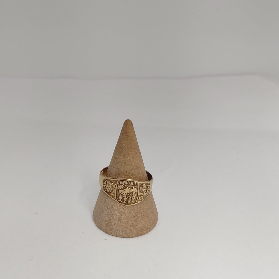 ANILLO DE GRADUACIÓN ORO 8 K 1.6 GRMS (SEMINUEVO)