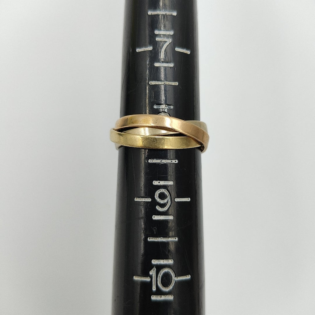 ARGOLLA ORO, ORO COMBINADO 14 K 4.8 GRMS (SEMINUEVO)