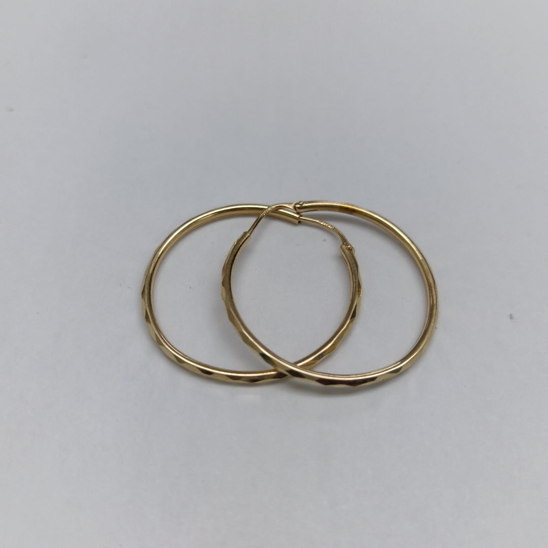 ARRACADAS PAR ORO 14 K 1.6 GRMS (SEMINUEVO)