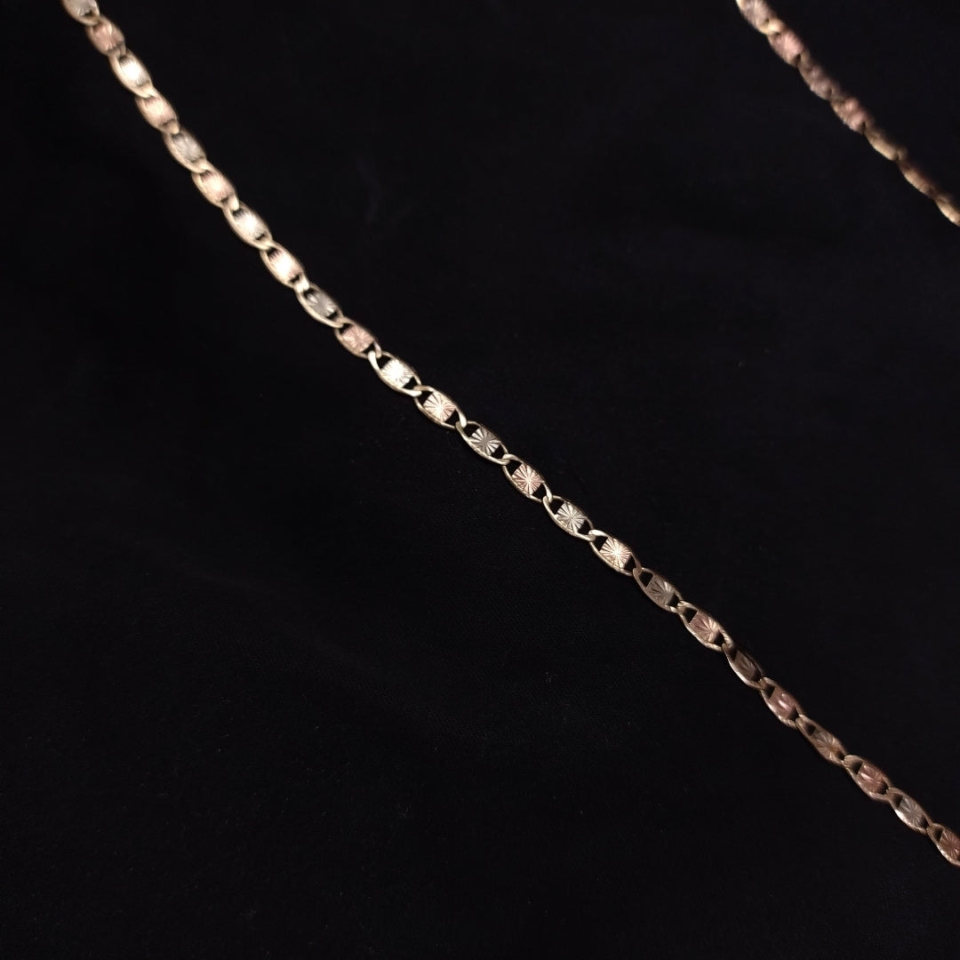 CADENA ORO COMBINADO 10 K 3,50 GRMS (SEMINUEVO)