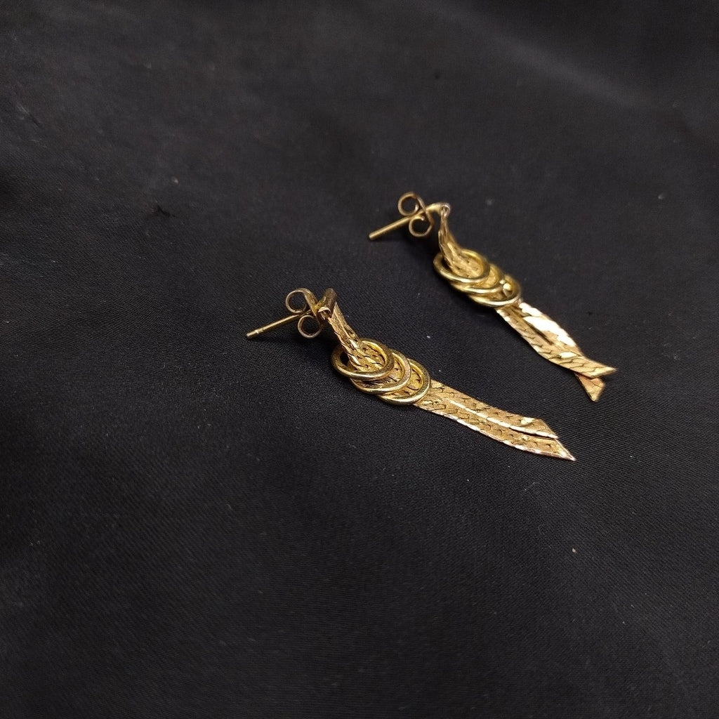 ARETES PAR ORO 14 K 2.9 GRMS (SEMINUEVO)