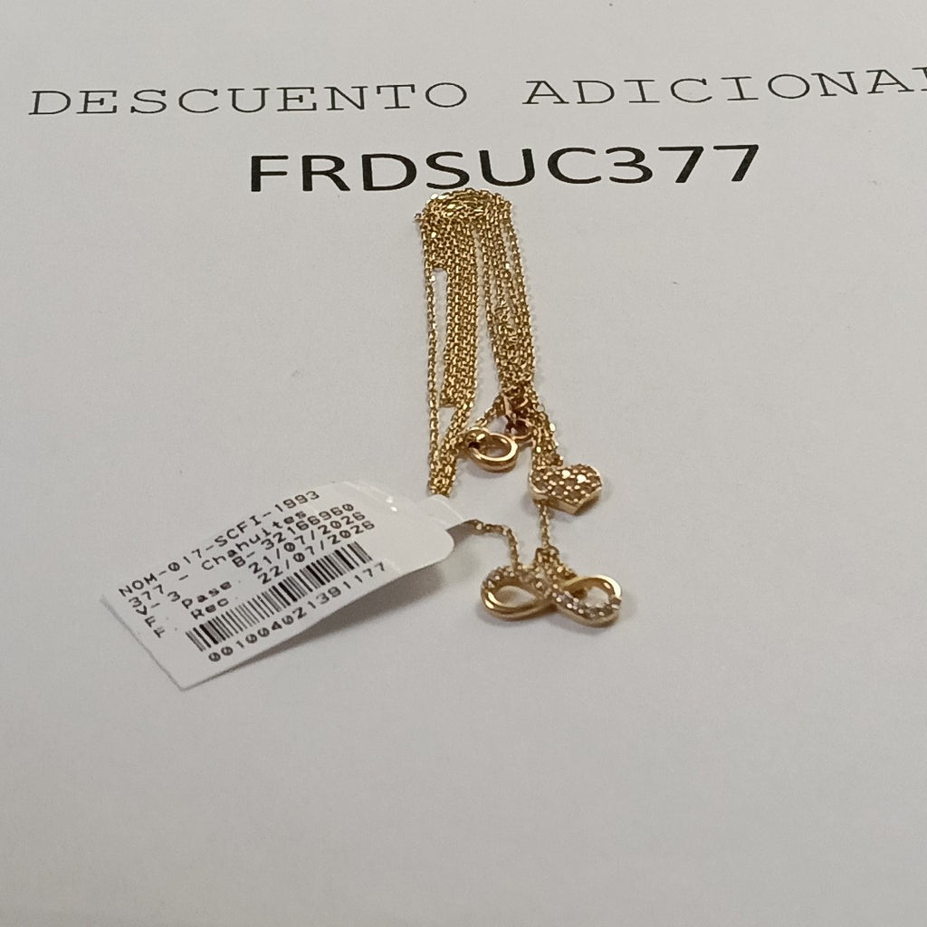 GARGANTILLA ORO 14 K 2.8 GRMS (SEMINUEVO)