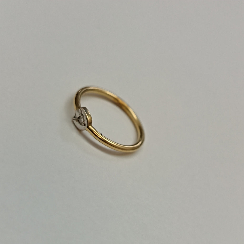 ANILLITO ORO, RODIADO 14 K 0.7 GRMS (SEMINUEVO)