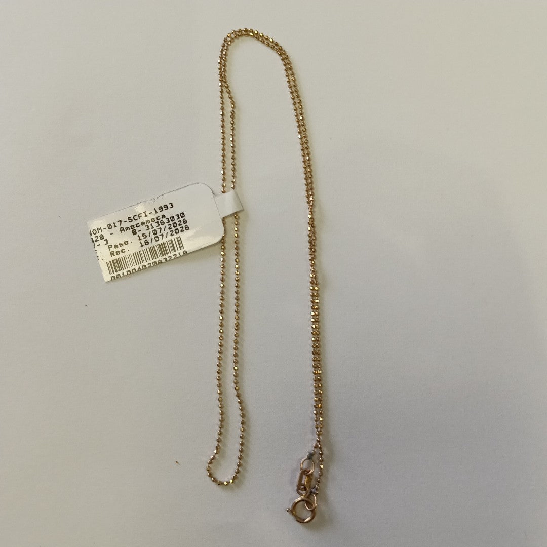 CADENA ORO 14 K 1.6 GRMS (SEMINUEVO)