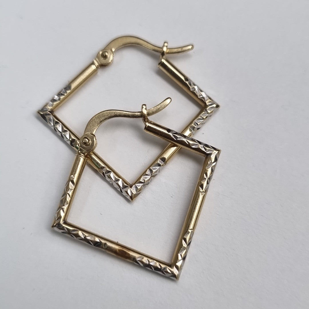 ARETES PAR ORO 14 K 1.1 GRMS (SEMINUEVO)