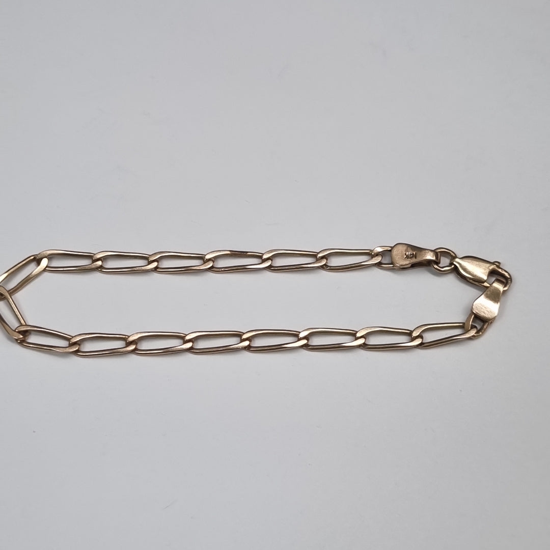 PULSERA ORO 14 K 3.6 GRMS (SEMINUEVO)