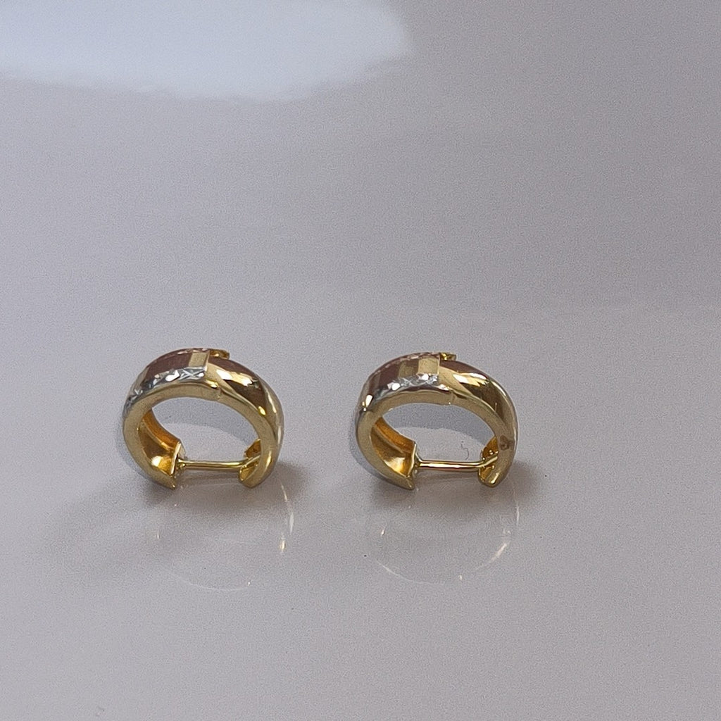 ARRACADAS PAR ORO 14 K 1.2 GRMS (SEMINUEVO)