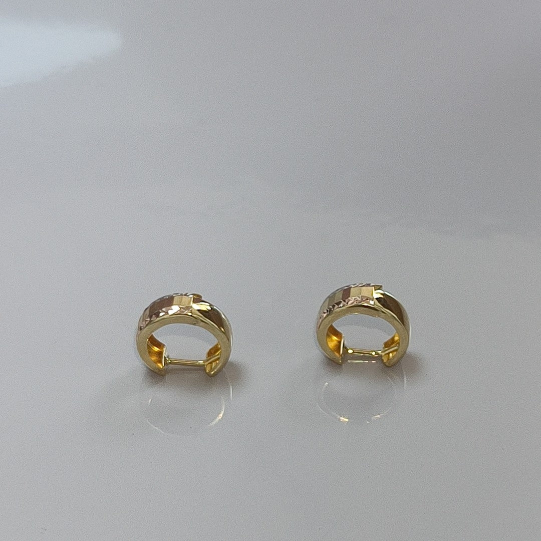 ARRACADAS PAR ORO 14 K 1.2 GRMS (SEMINUEVO)