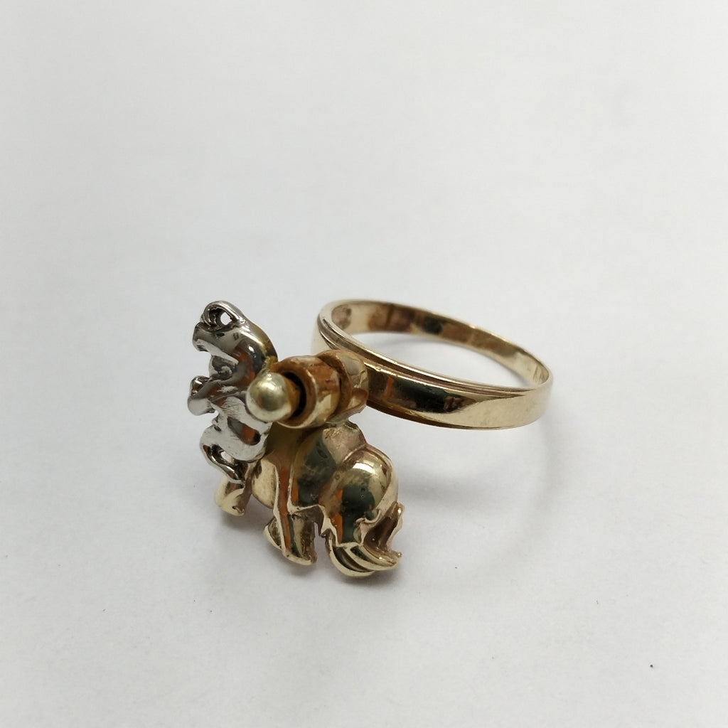 ANILLITO ORO, ORO COMBINADO 10 K 4 GRMS (SEMINUEVO)