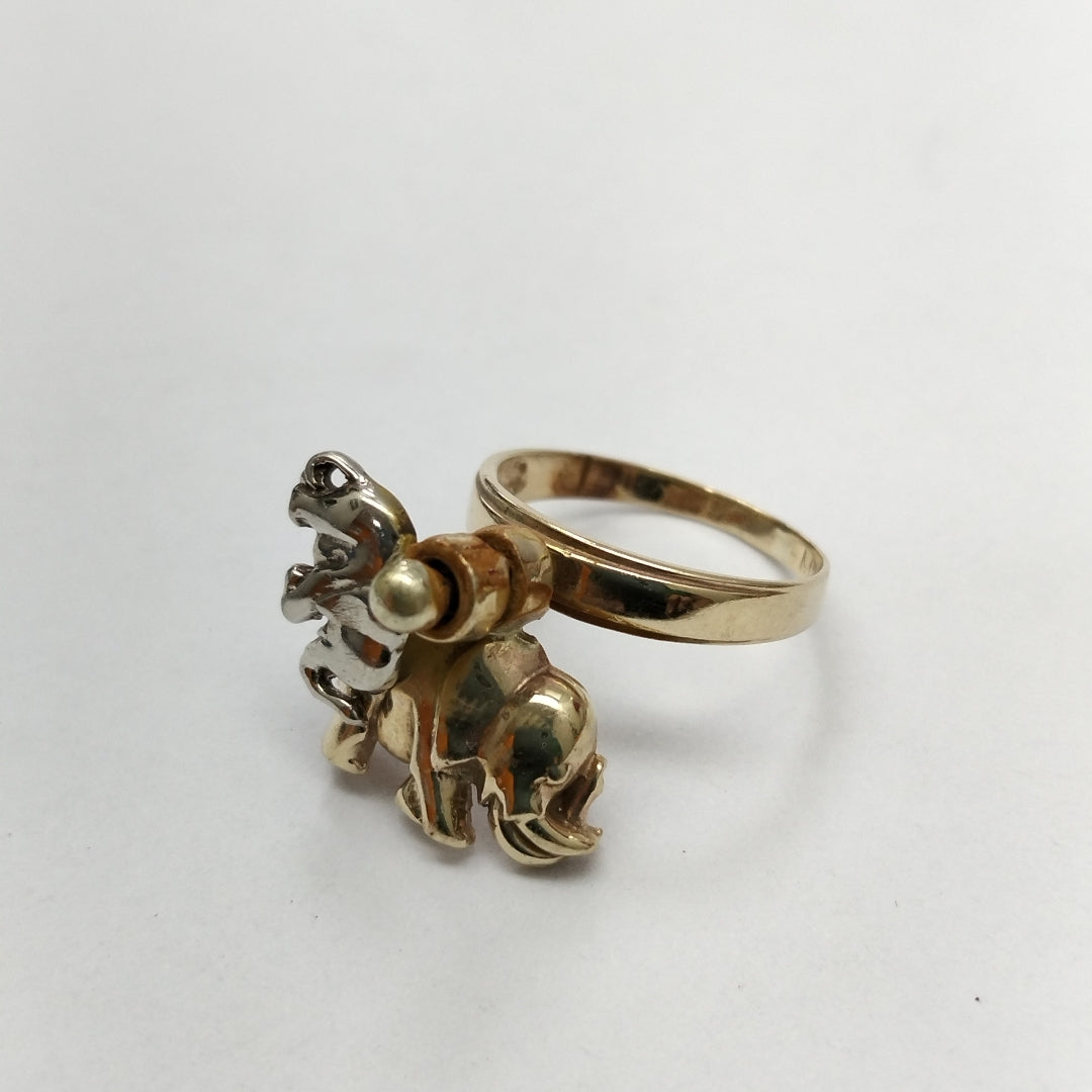ANILLITO ORO, ORO COMBINADO 10 K 4 GRMS (SEMINUEVO)